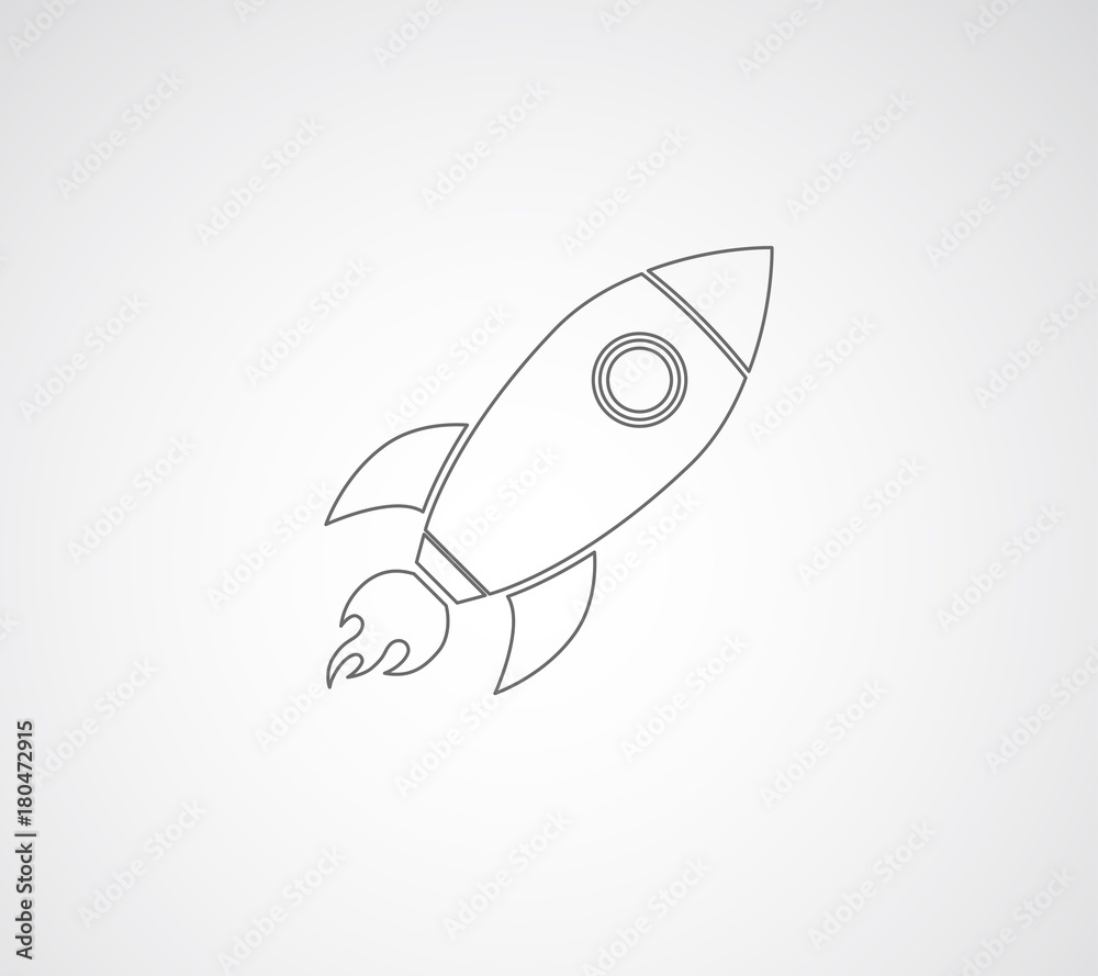 rocket spaceship icon rocket spaceship icon