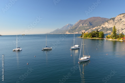Obraz na płótnie Gardasee bei Val di Sogno w salonie