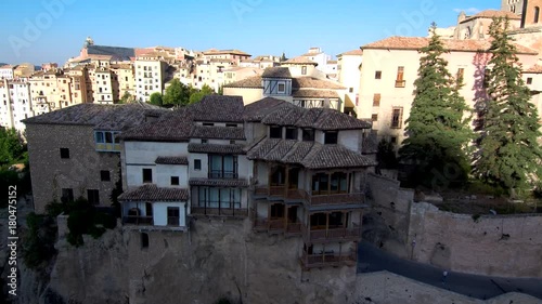 Casas colgadas en Cuenca ( Castilla La Mancha) Video Aéreo