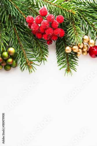 Christmas and New Year holiday background. Xmas greeting card