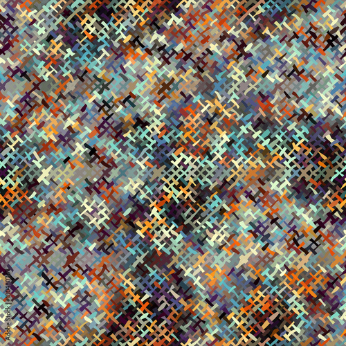 Seamless background pattern. Imitation of a texture of rough canvas painted with paint.