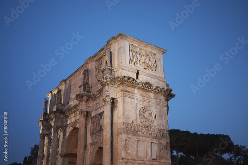 Rome, Italy - October 11, 2014 : The Arch of Constantine photo