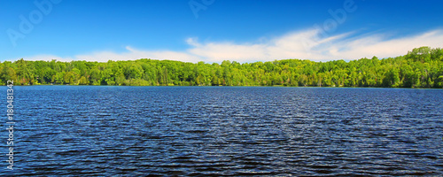 Tableau sur toile Little Horsehead Lake Panorama Wisconsin