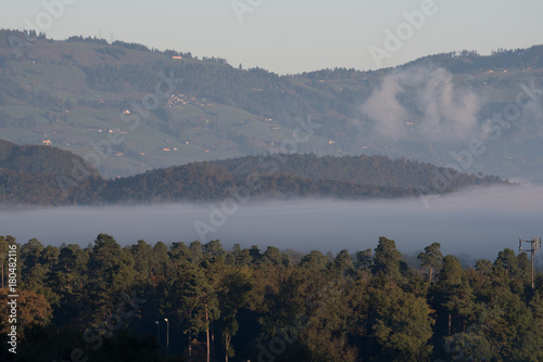 Landschaften im Nebel (Sommer)