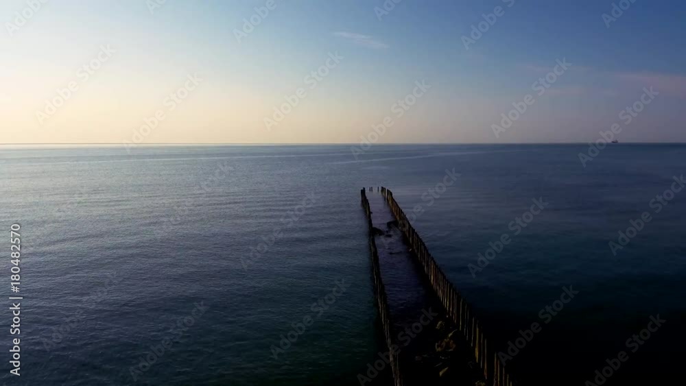 Flying on Sea by Drone