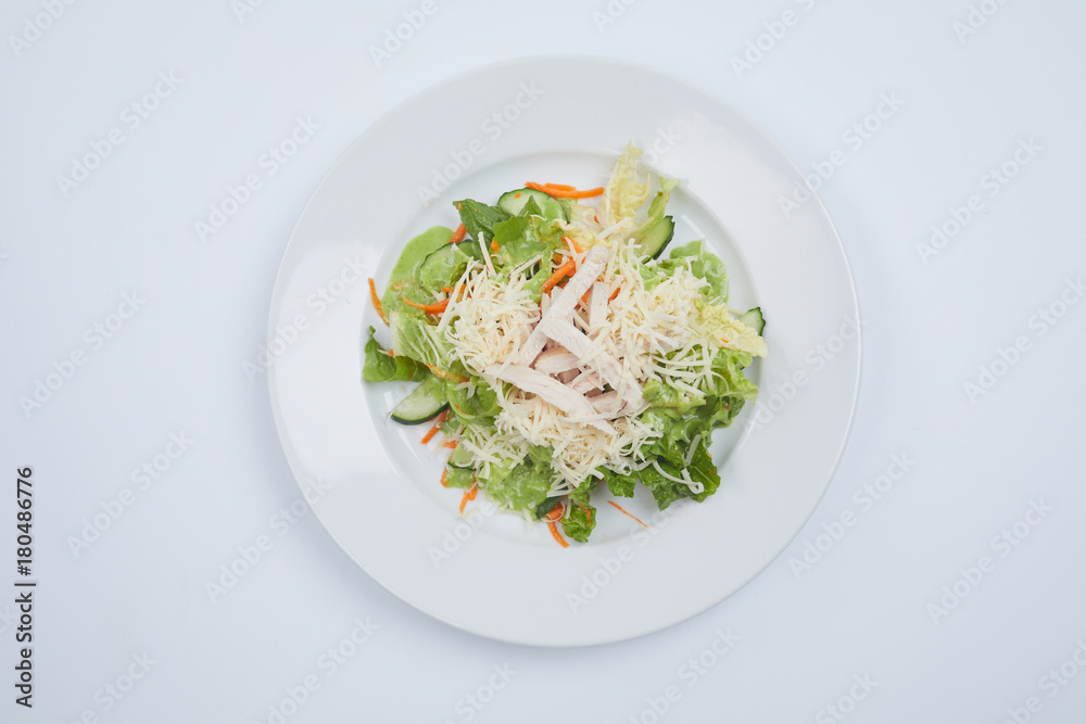 salad with chicken