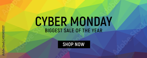 Cyber Monday, Black Friday Sale, Black weekend Sale Poster, banner with gold elements - Vector Illustration vol. 44