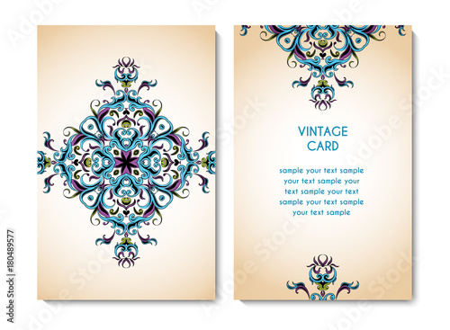 Vector invitation card