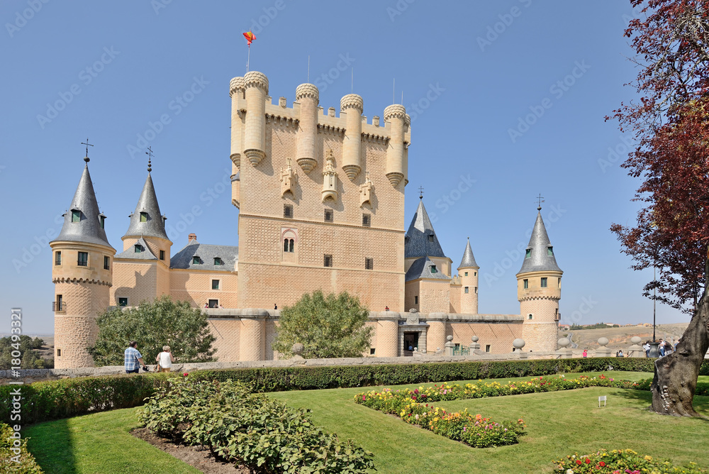 Alcázar fortress in Segovia, Spain Alcázar fortress in Segovia, Spain