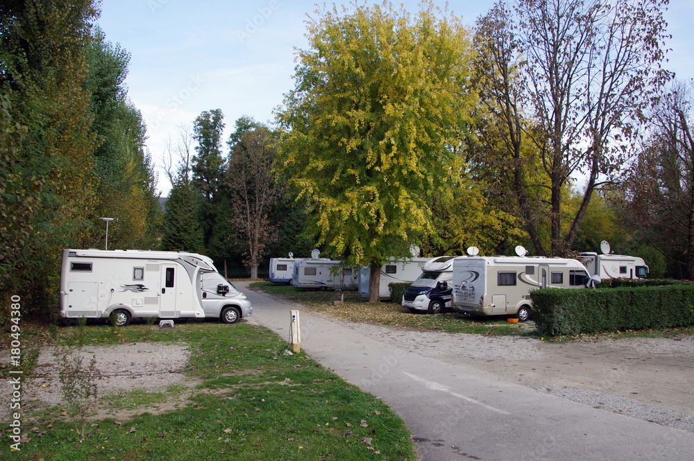 aire de service de camping-car