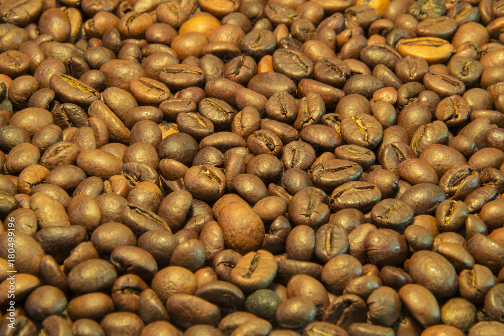 roasted coffee beans, can be used as a background roasted coffee beans, can be used as a background