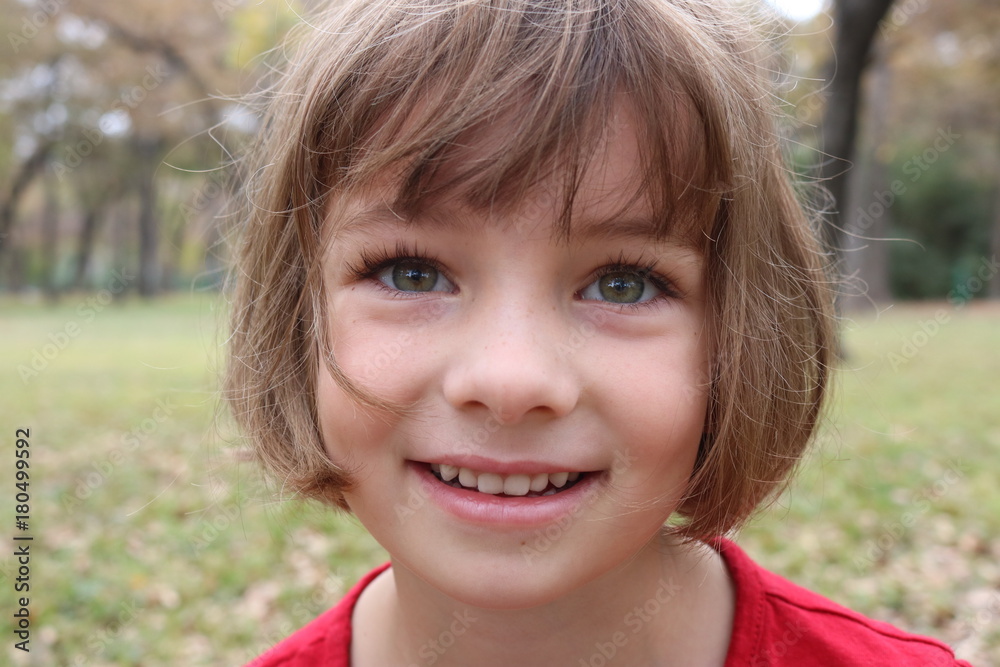 Portrait of a young girl with wonder in her eyes Portrait of a young girl with wonder in her eyes
