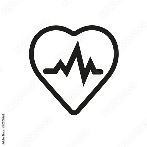 Electro cardiograph icon