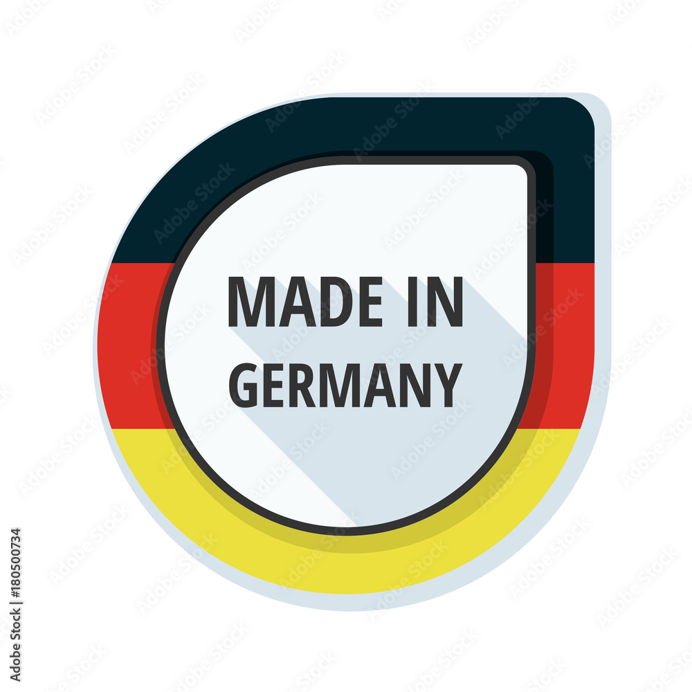 Made in Germany label illustration Made in Germany label illustration