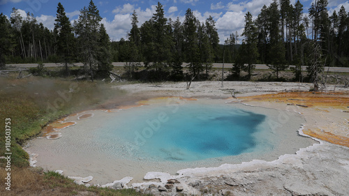Manantial SIlex, Fountain Paint Pots, Parque Nacional Yellowstone, USA