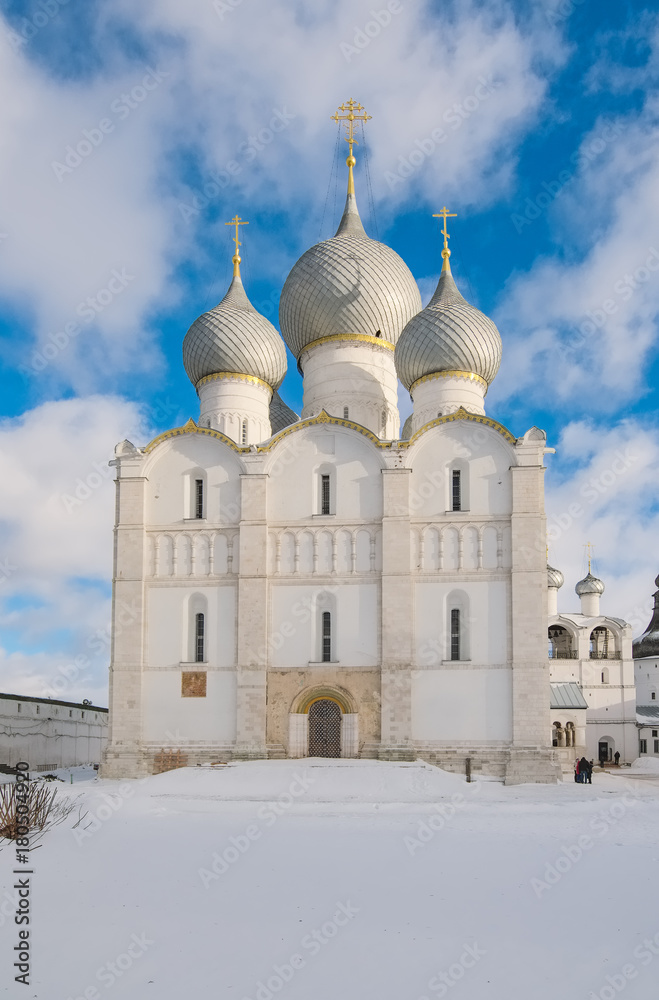 The Kremlin in Rostov the Great on a winter day The Kremlin in Rostov the Great on a winter day