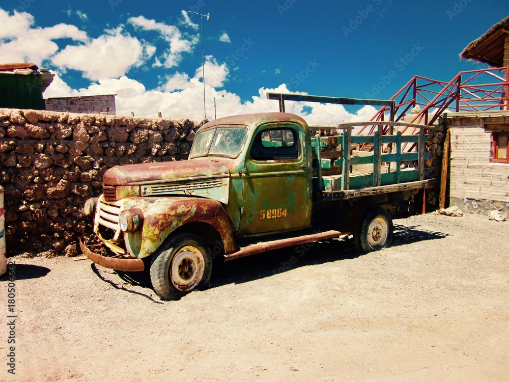 Vieux camion rouillé - Bolivie