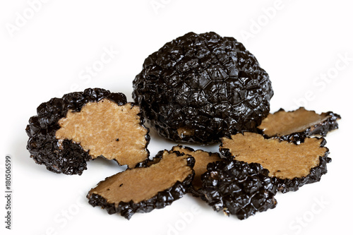 Black Truffle Mushrooms Isolated