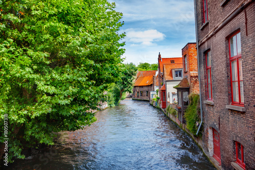 Canals of Brugge  Belgium