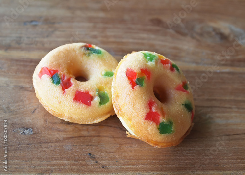 fruits doughnut