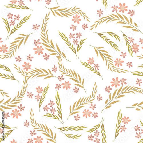 Floral seamless pattern. Flower background.