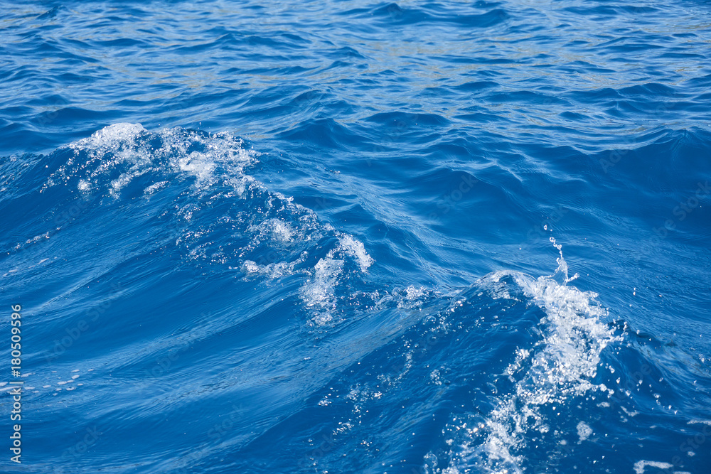 Texture of blue sea foam wave Texture of blue sea foam wave