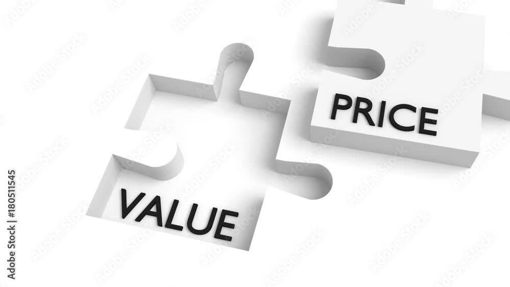 Missing Puzzle Piece, Value And Price, 3d Illustration Missing Puzzle Piece, Value And Price, 3d Illustration