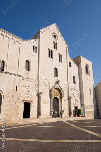 Facade of Basilica of Saint Nicholas in Bari