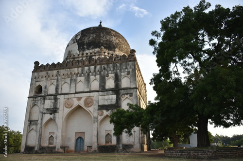 The tombs of Bahmani rulers in Ashtur, Bidar, Karnataka, India