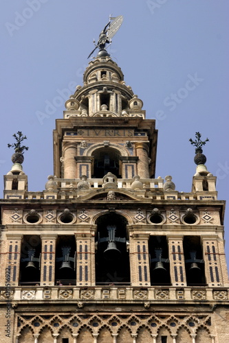 Giralda es una torre campanario de la Catedral de Sevilla (Andalucía,España)