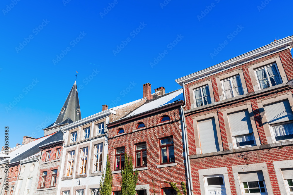 old buildings in the picturesque small city Limbourg, Belgium