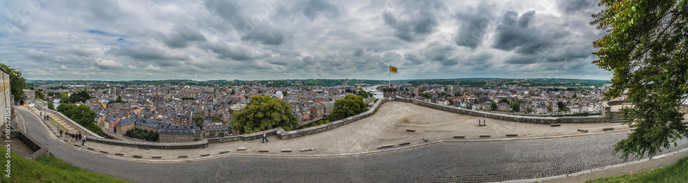 Citadel of Namur in Walloon Region, Belgium