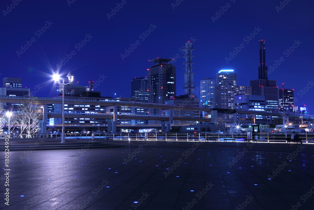 Obraz premium Kobe night view