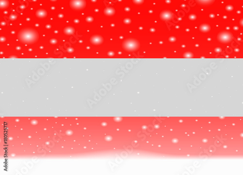 austria flag on christmas background