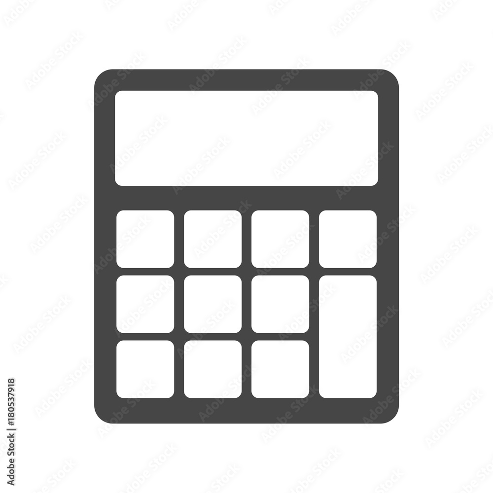 Calculator icon, vector illustration Calculator icon, vector illustration
