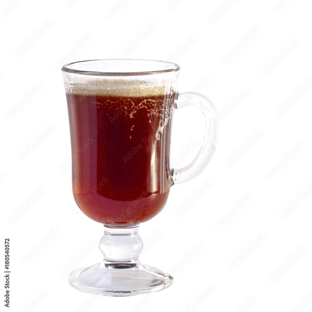 one full glass of red fragrant low-alcoholic beverage one full glass of red fragrant low-alcoholic beverage