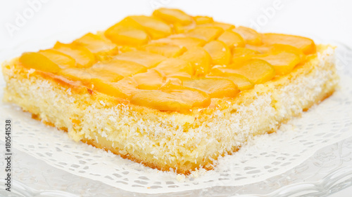 peach cheese cake