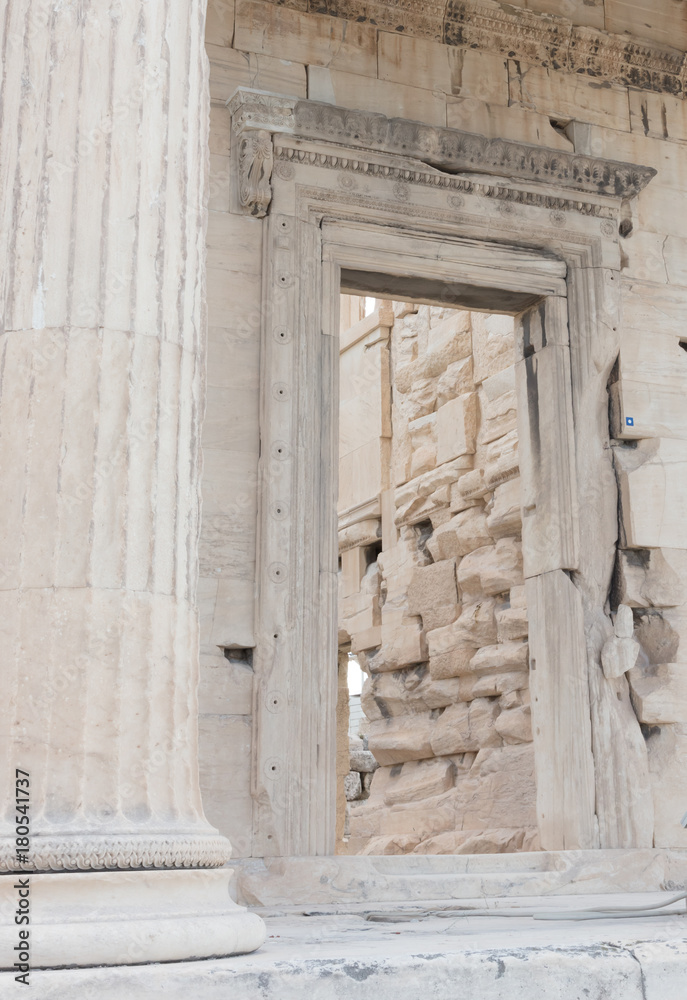 Erechtheion at the Acropolis in Athens - Greece
