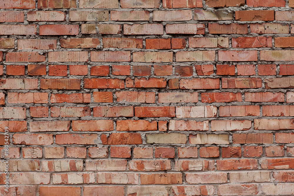 Fototapeta premium old red brick wall