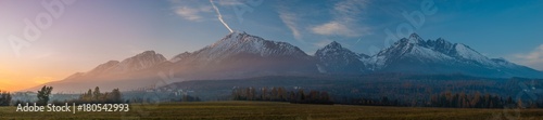 Autumn Panorama of the High Tatras,Slovakia © Mike Mareen