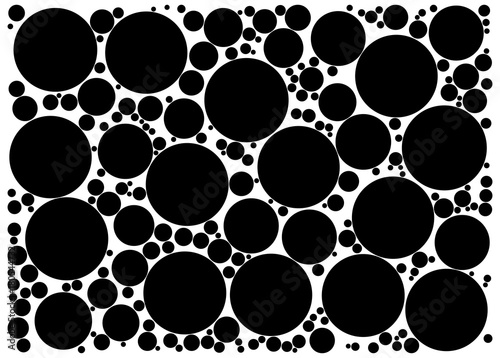 random dots on white background