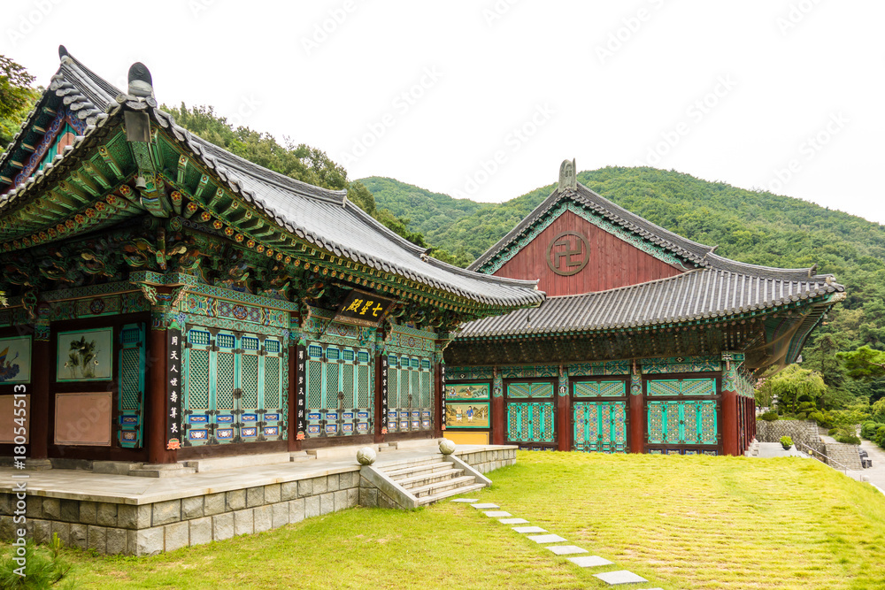 Cheonan, Chungcheongnam-do, South Korea. Gakwonsa Temple. Cheonan, Chungcheongnam-do, South Korea. Gakwonsa Temple.