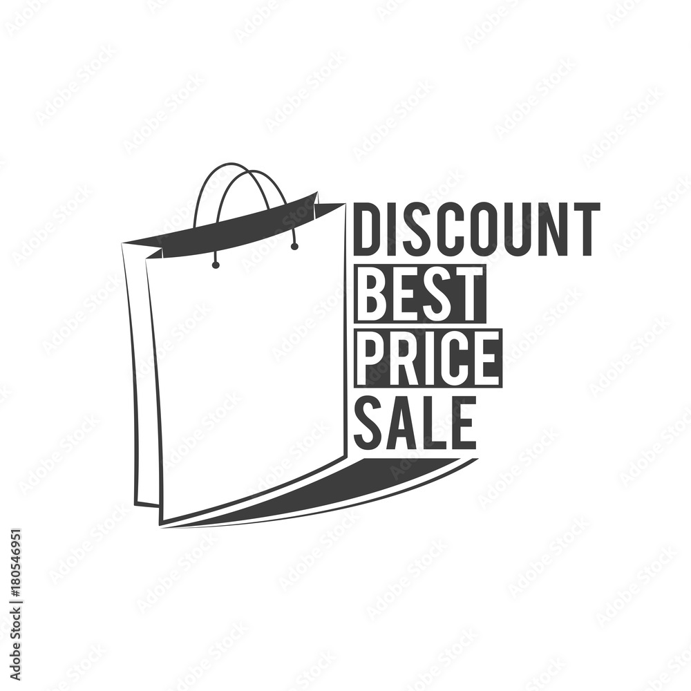 Shopping bag. Symbol for sale, discounts, promotions. Black Friday.
Shopping bag. Symbol for sale, discounts, promotions. Black Friday.