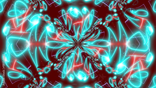 Foto Trancelike Psychedelic Backdrop Illustration