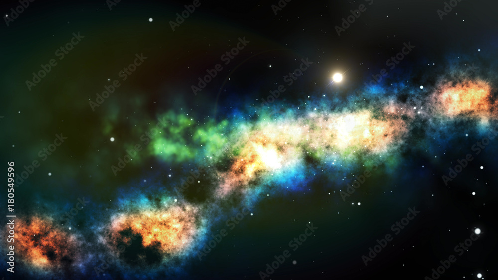 Nebula Star Space Illustration