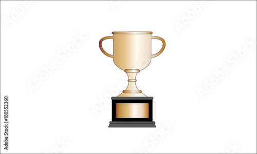 Bronze trophy of the champion cup