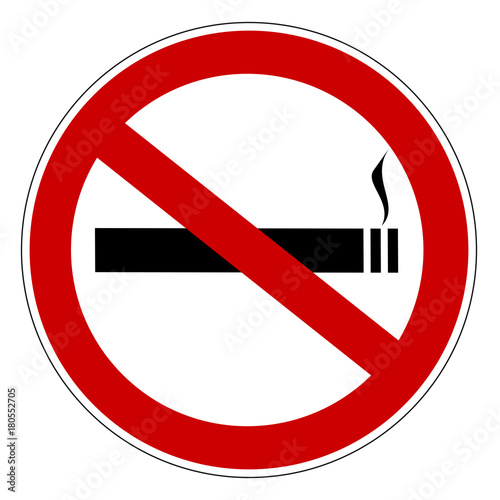 No smoking prohibiting sign