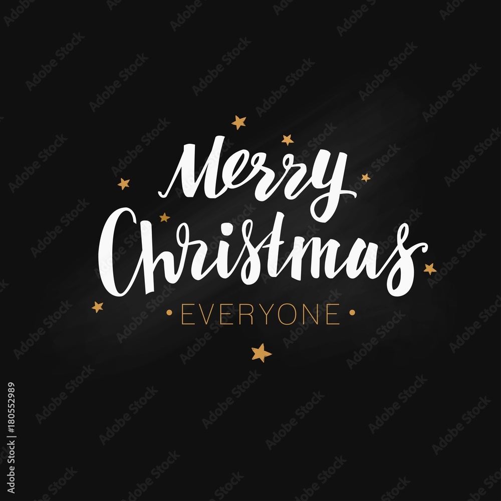 Obraz premium Merry Christmas everyone.