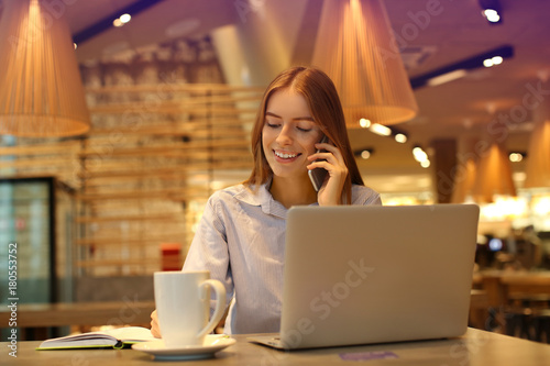 Young female marketing mana...