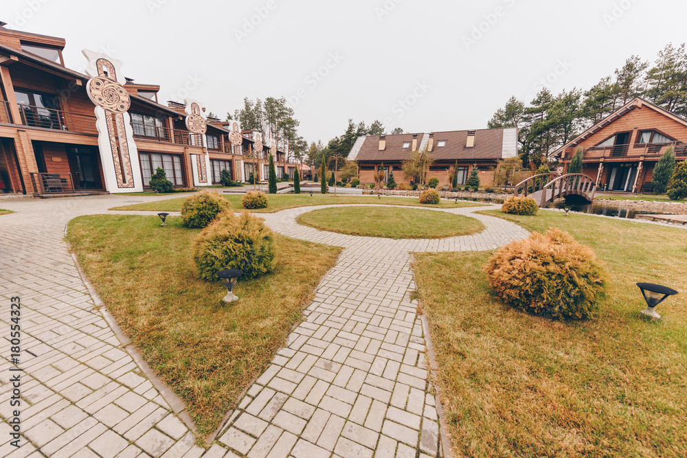 Obraz premium Countryside cottages